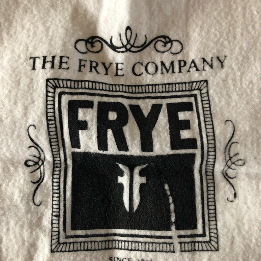 Frye original drawstring fabric bag
